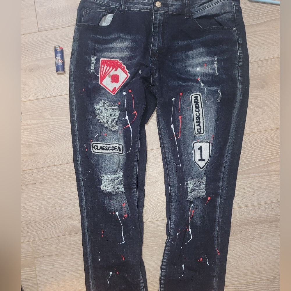 Mens Black Jeans